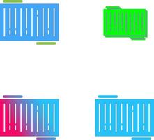 Barcode Icon Design vector