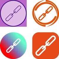 Link Building Icon Design vector