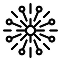 Abstract illustration of a geometric sunburst pattern vector