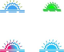 Sunshine Icon Design vector