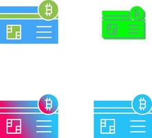 Credit Card Icon Design vector