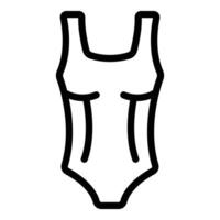 illustration of a onepiece swimsuit vector