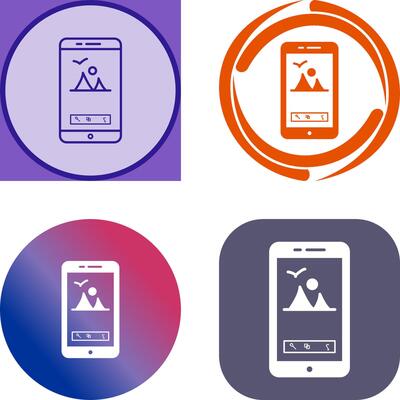 Unique Edit Picture Icon Design