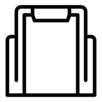 icon of a clipboard vector