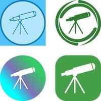 Telescope Icon Design vector