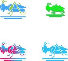 Grasshopper Icon Design vector