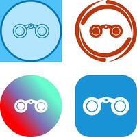 Binoculars Icon Design vector