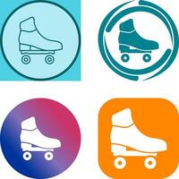 diseño de icono de patines vector