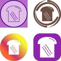 Toast Icon Design vector