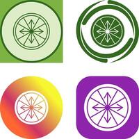 Roulette with Arrow Icon Design vector