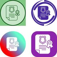 Document Icon Design vector