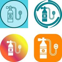 Oxygen Tank Icon Design vector