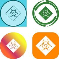 Biological Hazard Icon Design vector