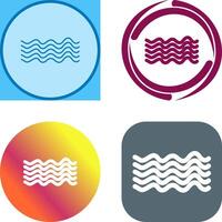 Magnetic Waves Icon Design vector