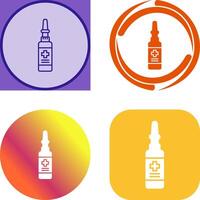 Nasal Spray Icon Design vector