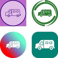Van Icon Design vector