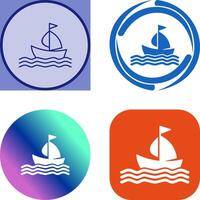 Boat Icon Design vector