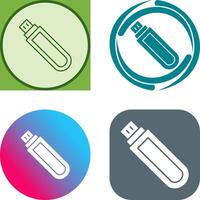 Unique USB Drive Icon Design vector