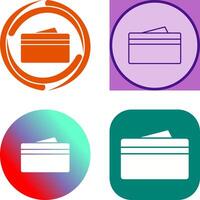 Unique Wallet Icon Design vector