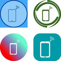 Unique Connected Device Icon Design vector