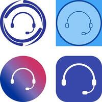 Unique Online Support Icon Design vector