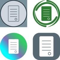 Unique Reports Icon Design vector