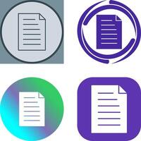 Unique Document Icon Design vector