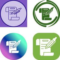 Contract Icon Design vector