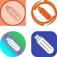 Unique USB Drive Icon Design vector