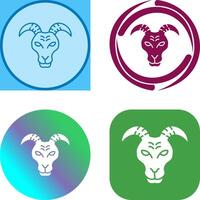 Goat Icon Design vector