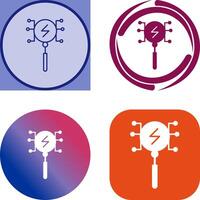 Unique Intelligent Search Icon Design vector