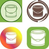 Paint Bucket Icon Design vector