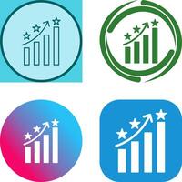 Unique Reputation Management Icon Design vector