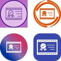 Unique Quality Assurance Icon Design vector