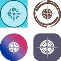 Unique Target Icon Design vector