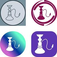 Unique Hookah Icon Design vector