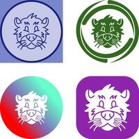Otter Icon Design vector