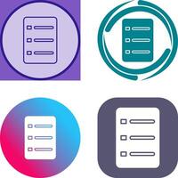 Unique Menu Icon Design vector