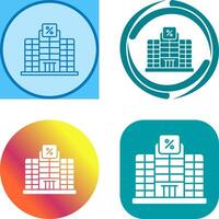 Building Icon Design vector