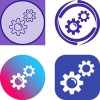 Gears Icon Design vector