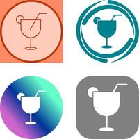 único bebidas icono diseño vector