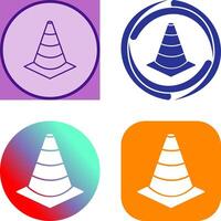 Unique Cone Icon Design vector