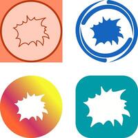 Unique Explosion Icon Design vector