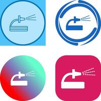 Unique Spraying Water Icon Design vector