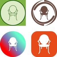 Ancient Chair Icon Design vector