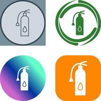 Unique Fire Extinguisher Icon Design vector