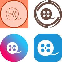 Reel Icon Design vector