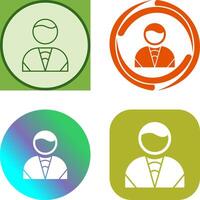 Man Icon Design vector