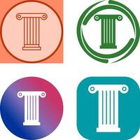 Pillar Icon Design vector