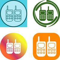 Walkie Talkie Icon Design vector